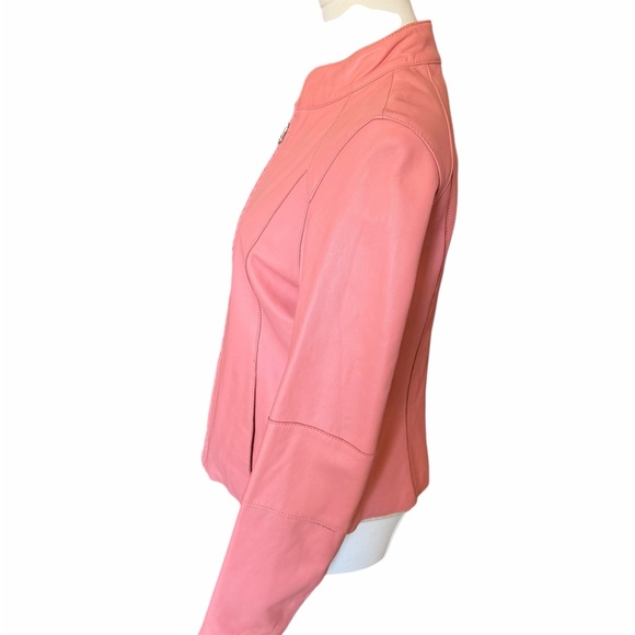 Wilson’s Leather Maxima Coral Color Jacket Sz Medium - Picture 2 of 15